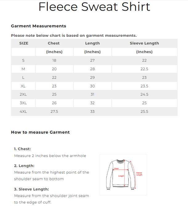 Fleece Sweat Shirt